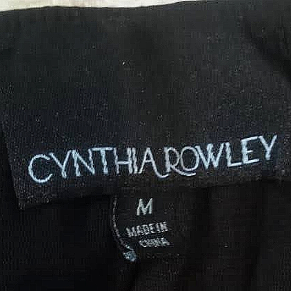 Cynthia Rowley black lace dress